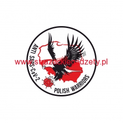Naklejka Polish Warriors Anti Covid-2
